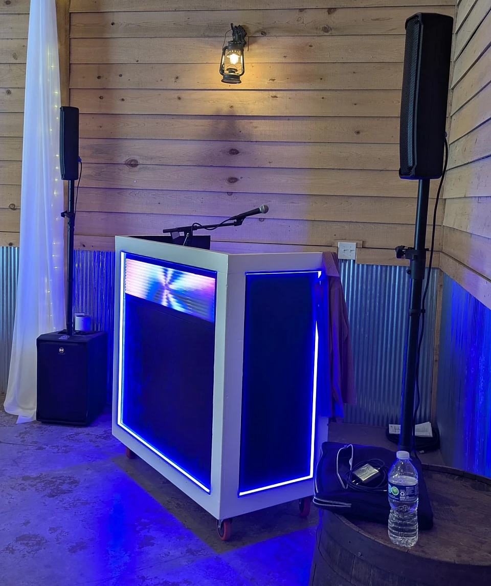 Anders Events DJ setup at a client event.